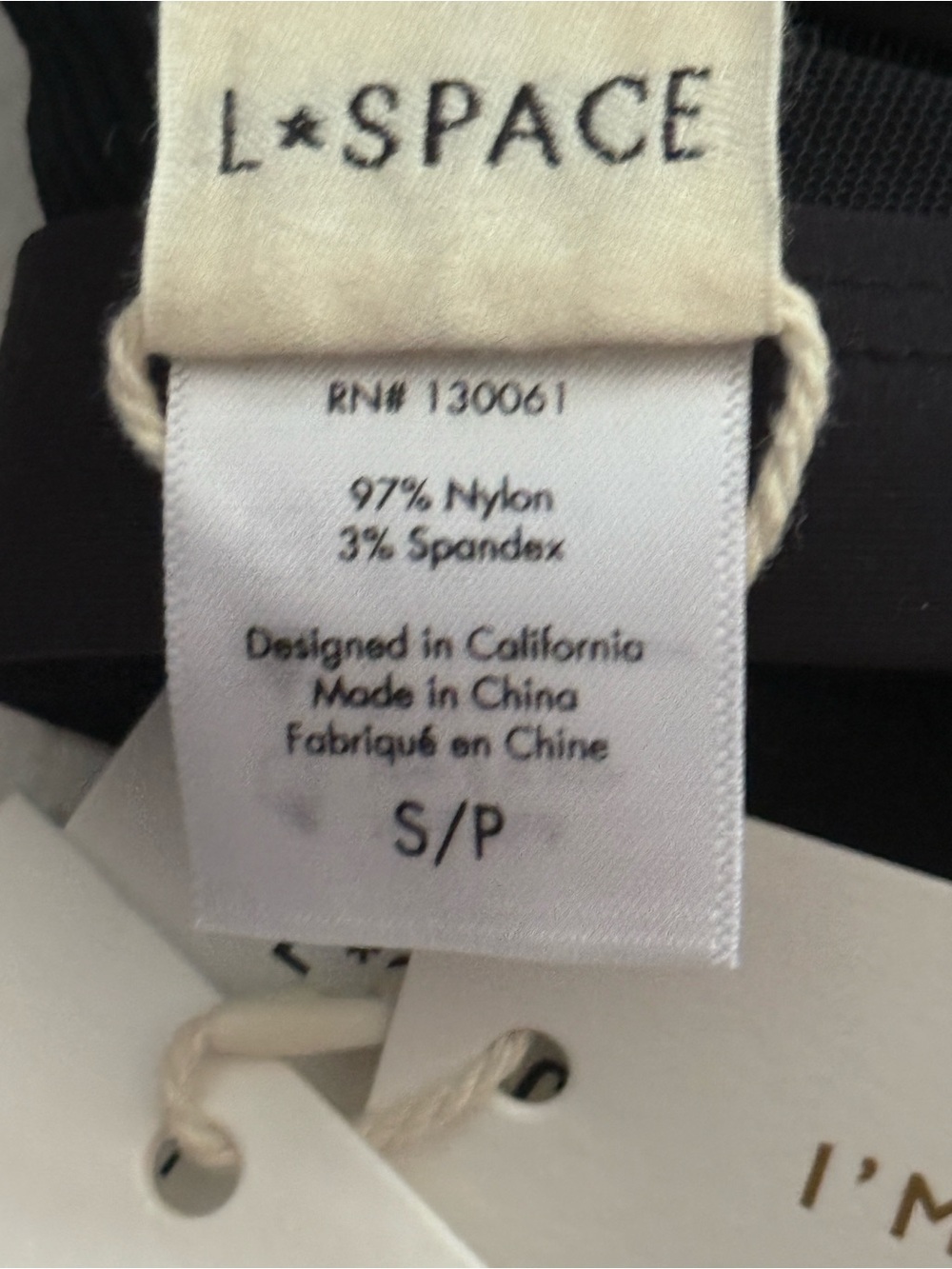 NWT L Space Sadie Ribbed Mesh Bikini Top S - Picture 7 of 10